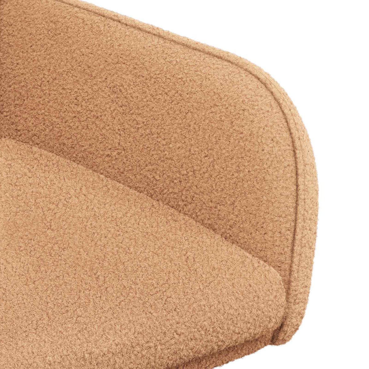 Trpezarijske stolice 2 pcs Bouclé Bež 59 x 57 x 85 cm