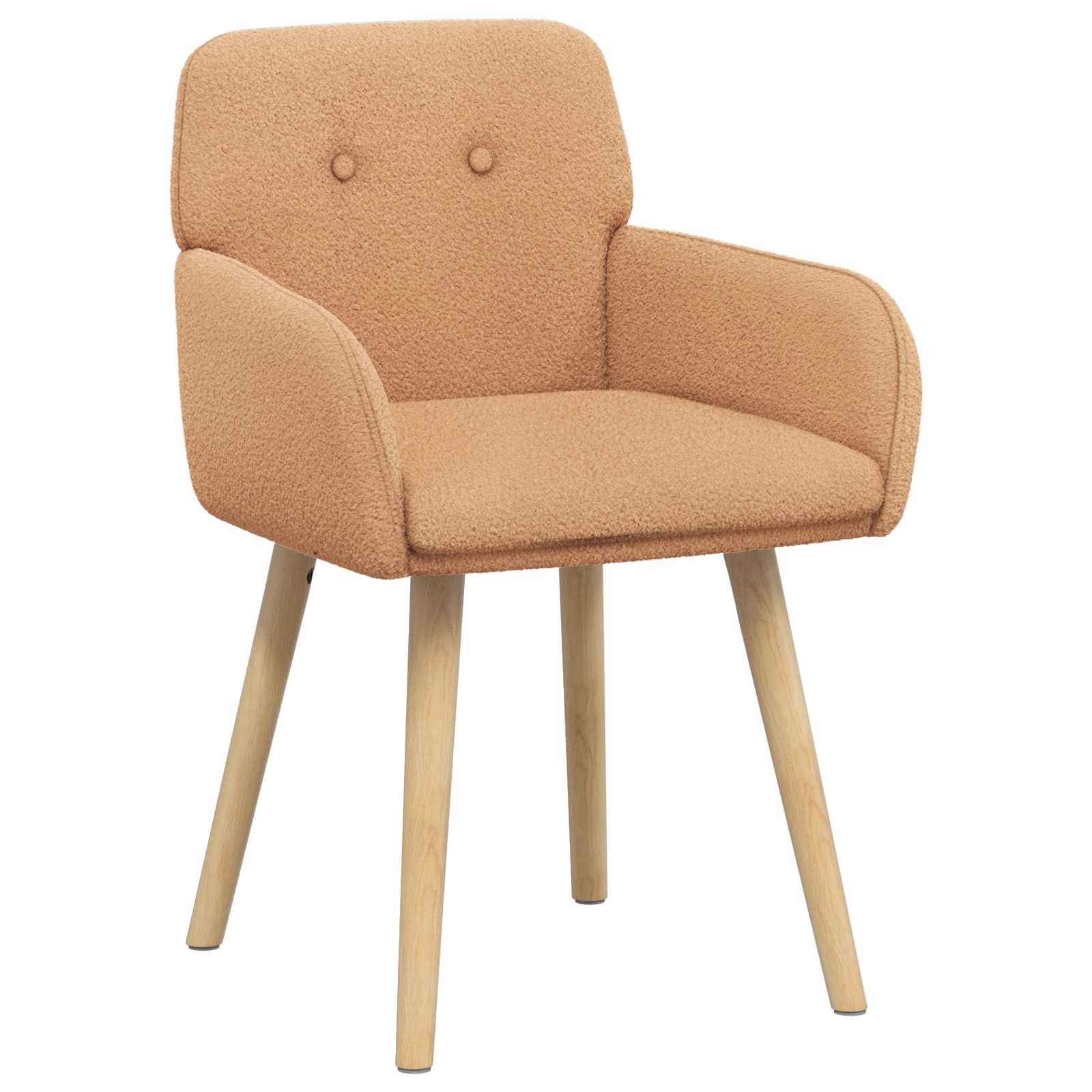 Trpezarijske stolice 2 pcs Bouclé Bež 59 x 57 x 85 cm