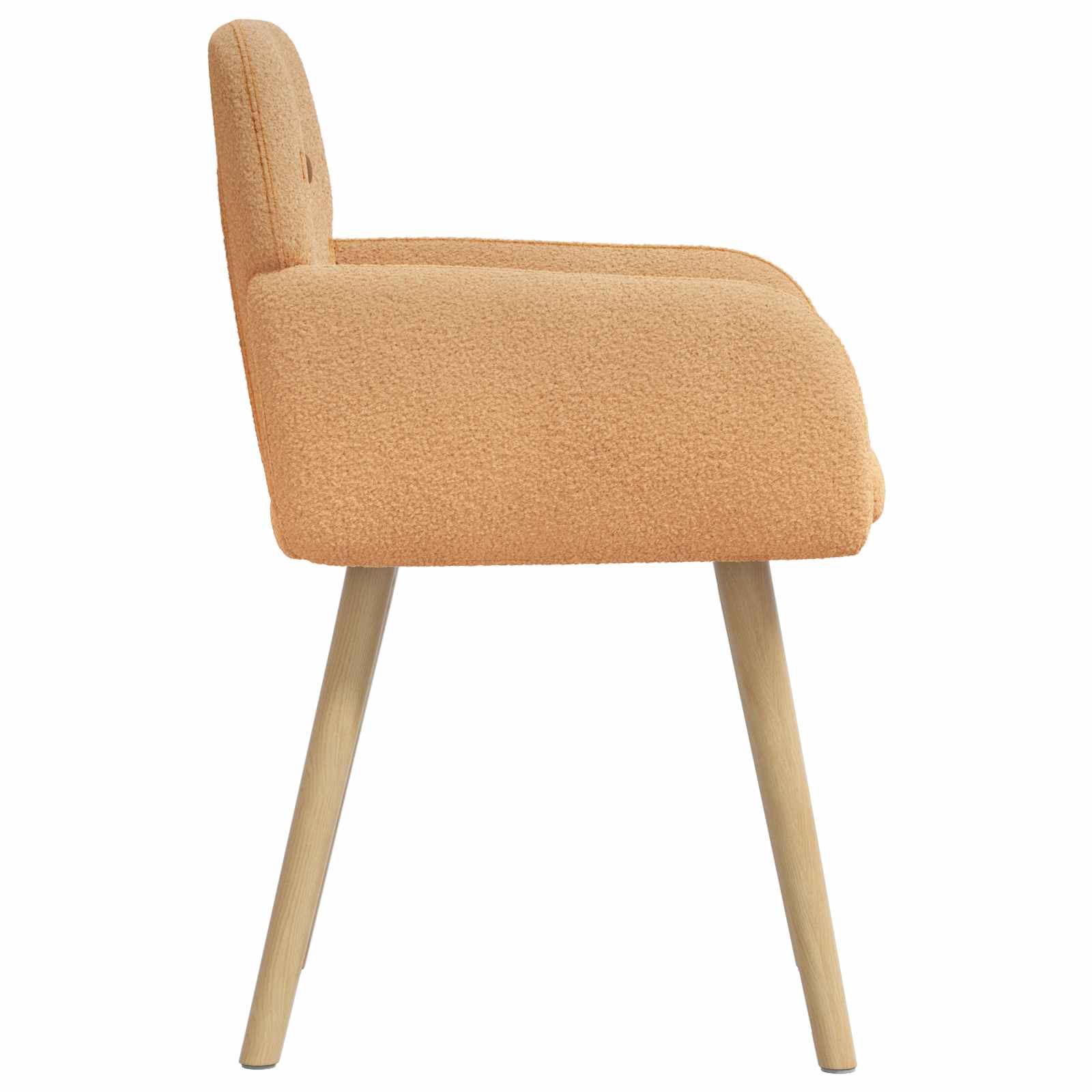 Trpezarijske stolice 2 pcs Bouclé Bež 59 x 57 x 85 cm