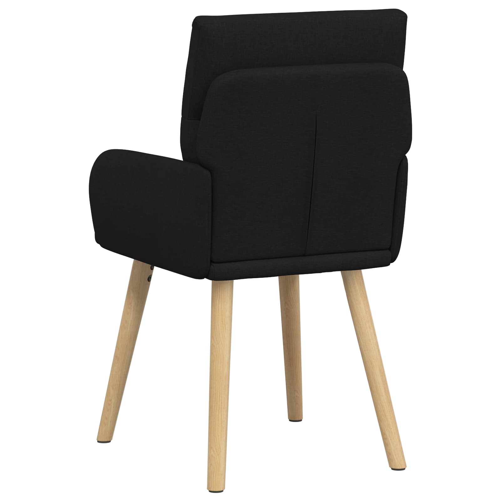 Trpezarijske stolice 2 pcs Tkanina Crna 60 x 56 x 96 cm