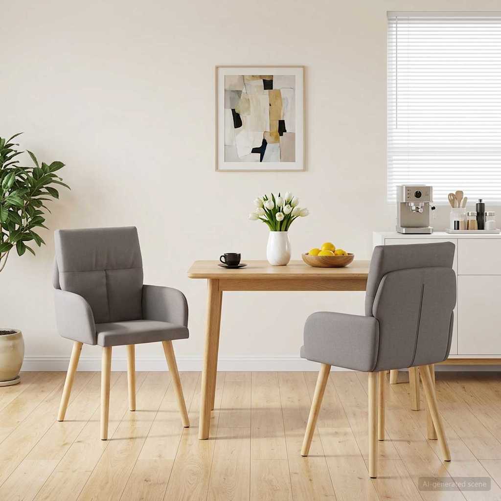 Trpezarijske stolice Tkanina 60 x 56 x 96 cm