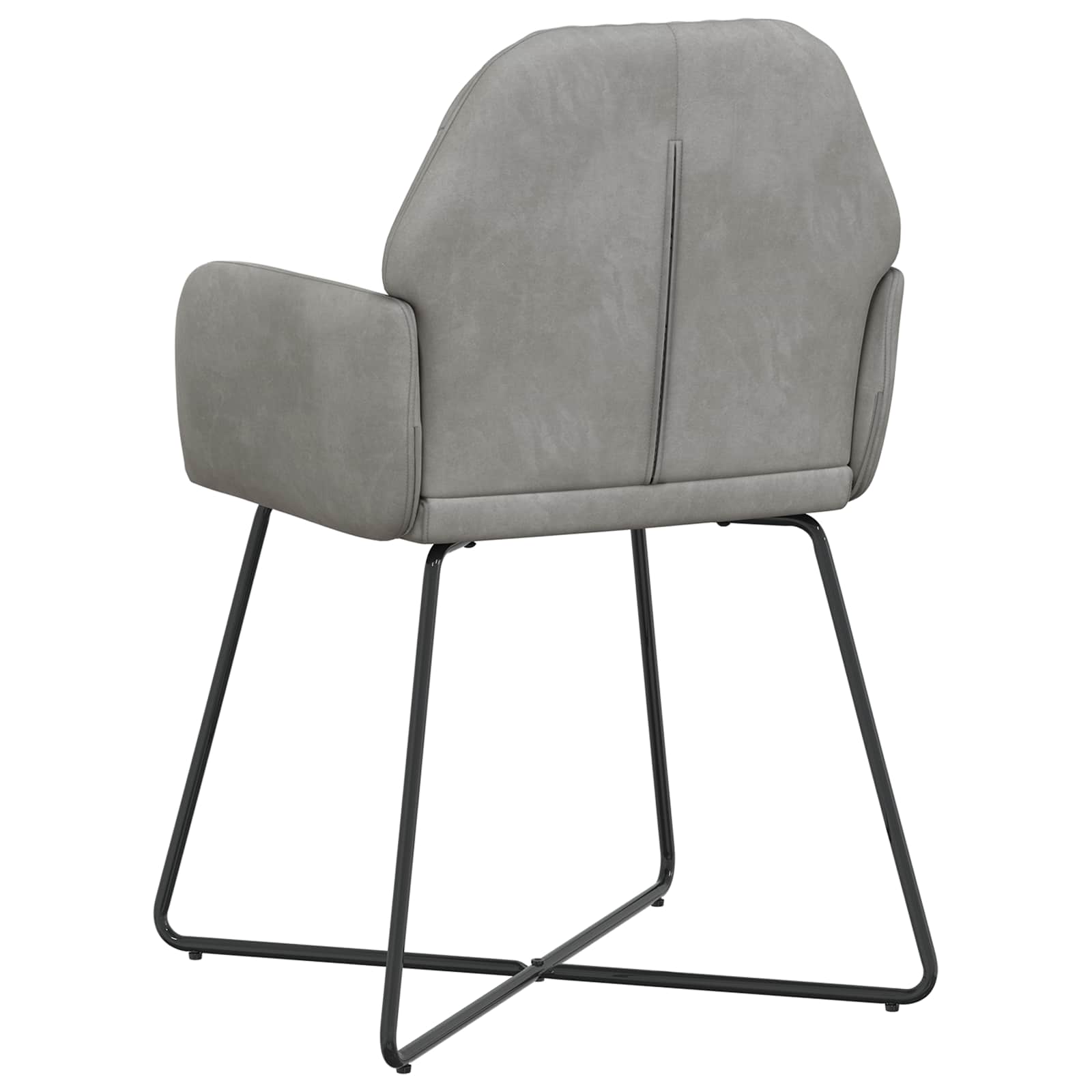 Trpezarijske stolice 2 pcs Baršun Svjetlosiva 55 x 50 x 84 cm