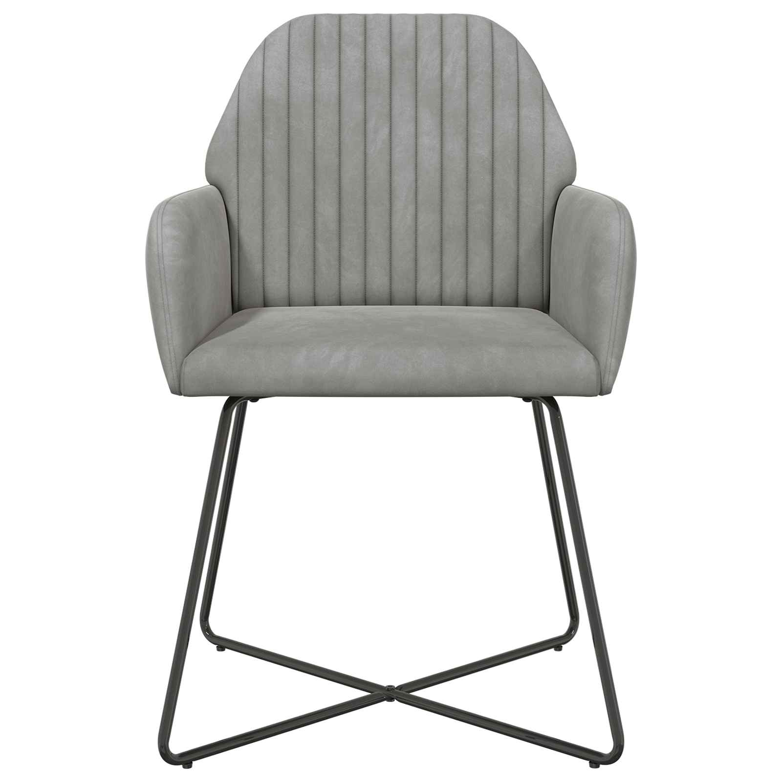 Trpezarijske stolice 2 pcs Baršun Svjetlosiva 55 x 50 x 84 cm