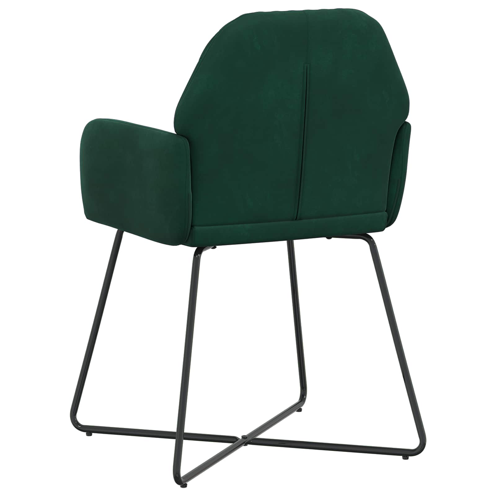 Trpezarijske stolice 2 pcs Baršun Tamnozelena 55 x 50 x 84 cm