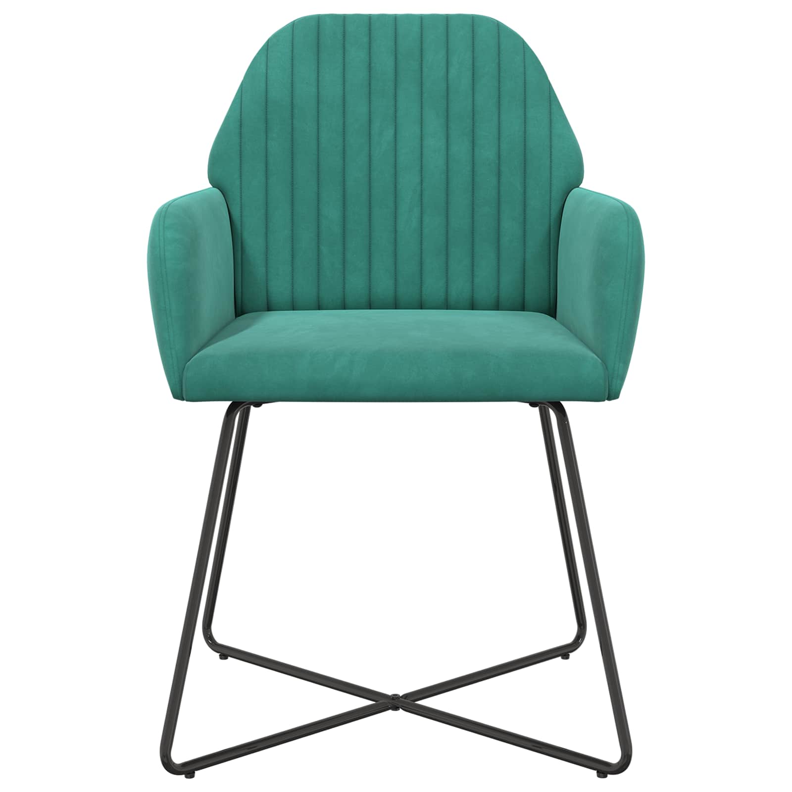 Trpezarijske stolice 2 pcs Baršun Tirkizna 55 x 50 x 84 cm