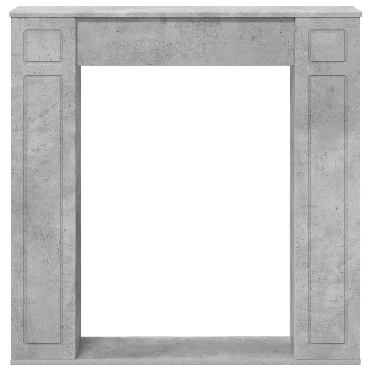 Okvir za kamin Betonska siva 100 x 20 x 100 cm