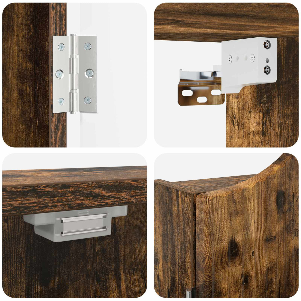 Kabinet za mete Dimljeni hrast 56 x 12 x 63 cm