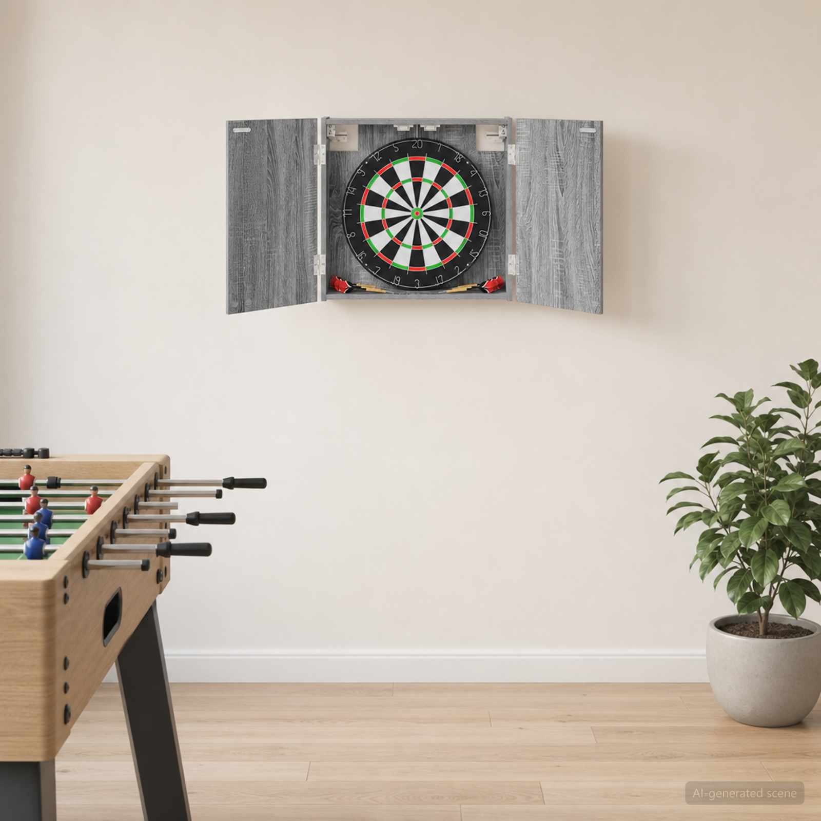Kabinet za mete Siva Sonoma 56 x 12 x 53,5 cm Konstruirano drvo