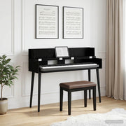 Studio radni stol Crni hrast 130 x 40 x 19,5 cm
