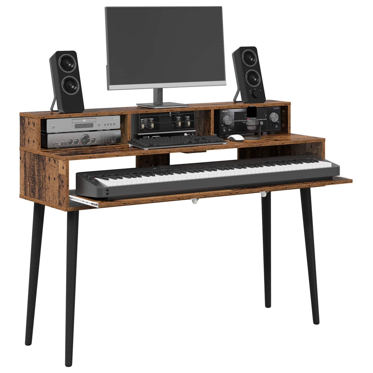 Studio radni stol Staro drvo 152 x 42,5 x 36 cm