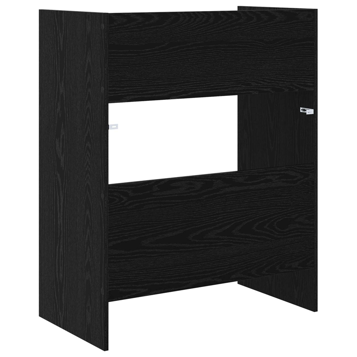 DJ stol Crni hrast 82 x 45 x 102 cm Konstruirano drvo