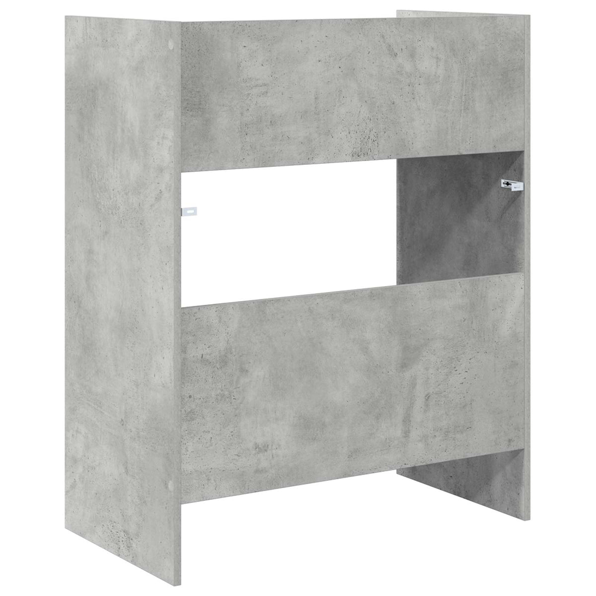 DJ stol Betonska siva 62 x 45 x 102 cm Konstruirano drvo