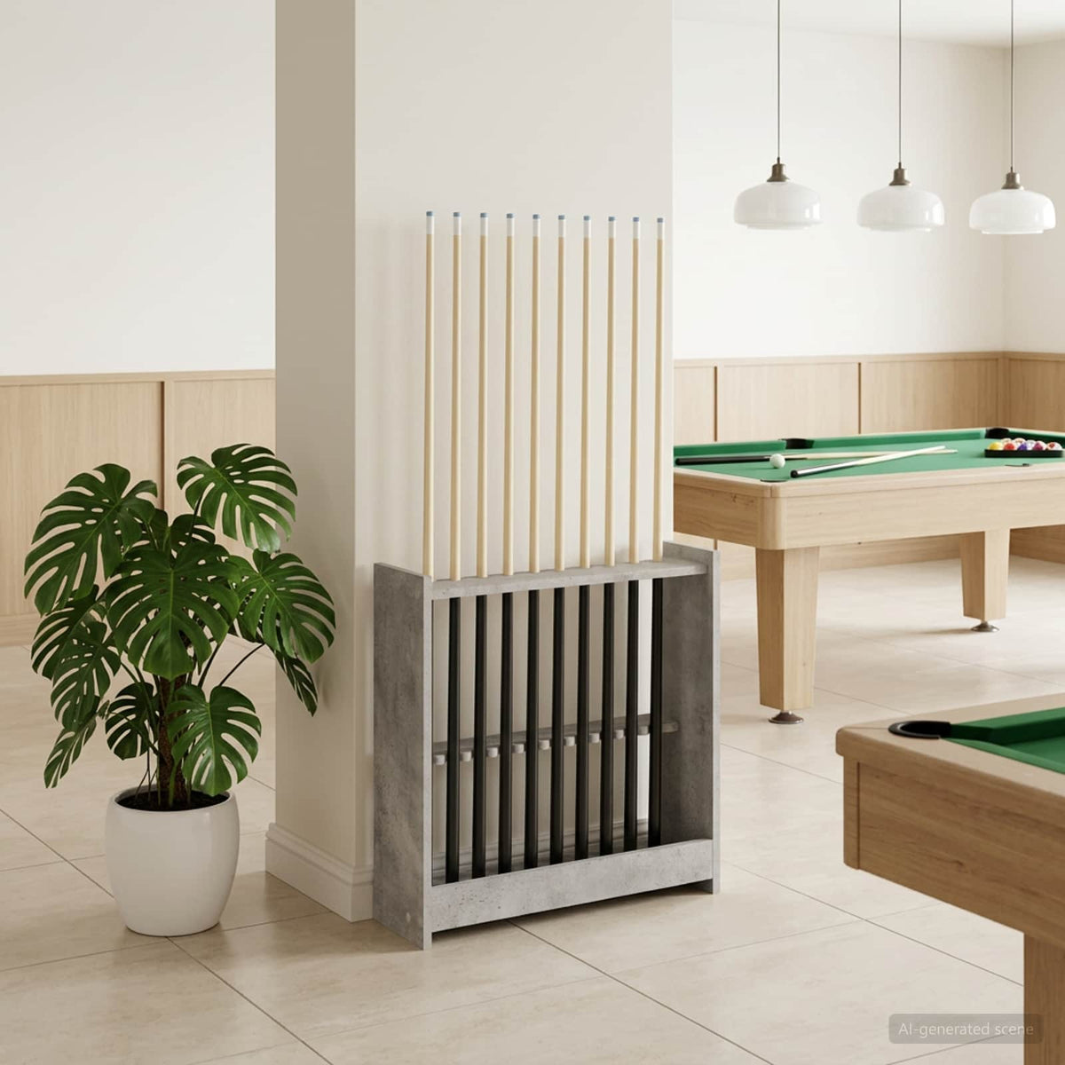 Stalak za bilijarske cueve Konstruirano drvo 60 x 20 x 57 cm