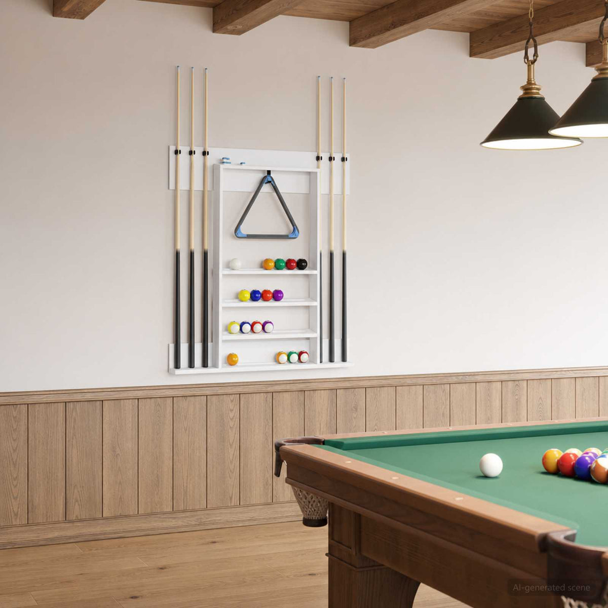 Stalak za bilijarske cueve Konstruirano drvo 93 x 12 x 103 cm