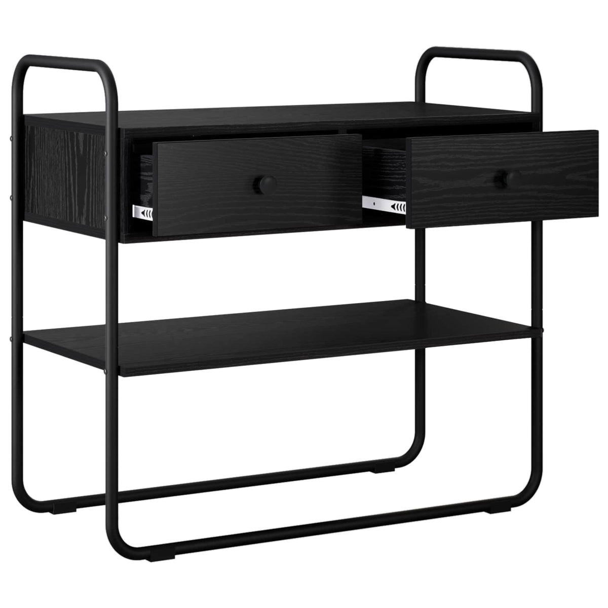 Konzolna stolica Crni hrast 80 x 40 x 75 cm Konstruirano drvo
