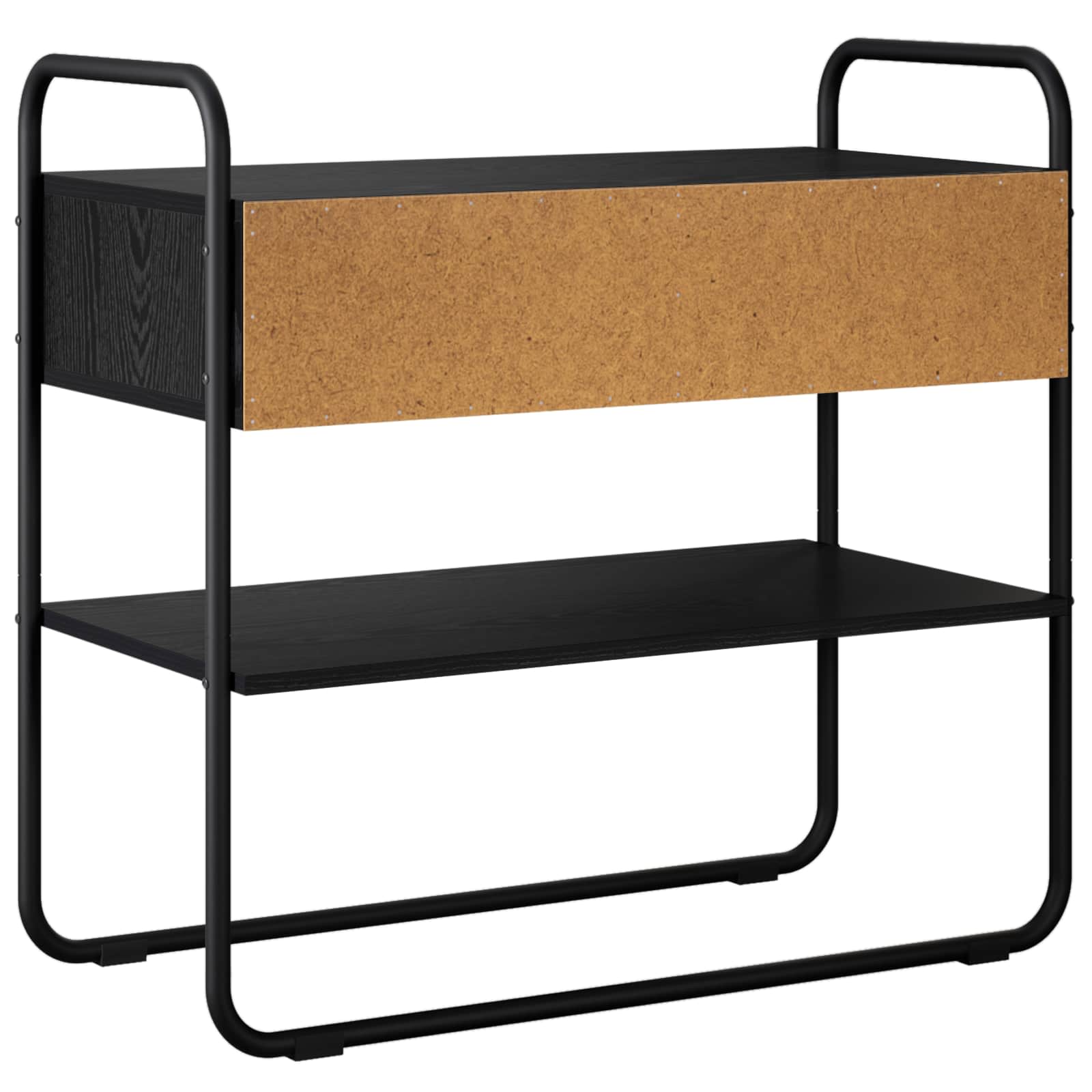 Konzolna stolica Crni hrast 80 x 40 x 75 cm Konstruirano drvo