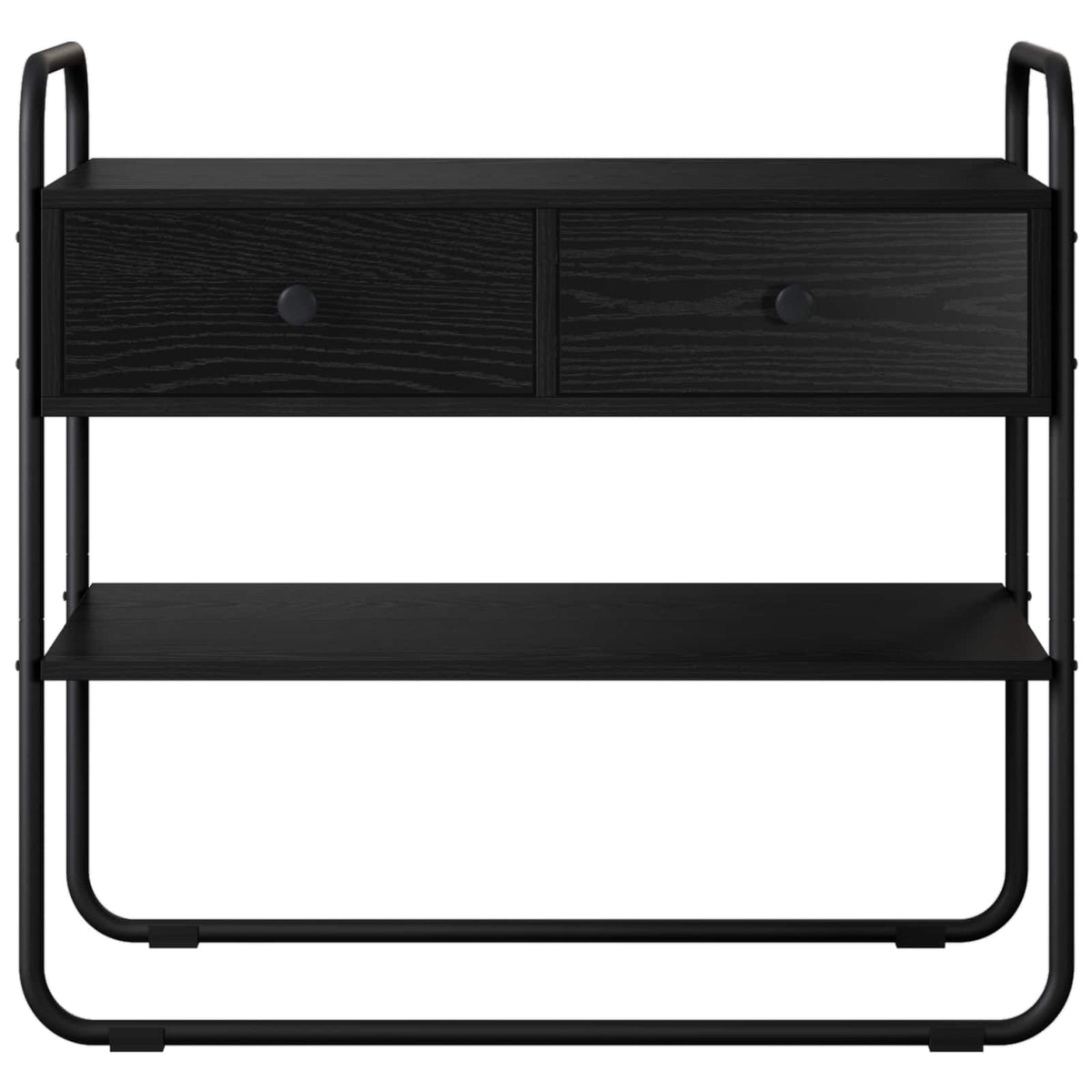 Konzolna stolica Crni hrast 80 x 40 x 75 cm Konstruirano drvo