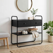 Konzolna stolica Crni hrast 100 x 40 x 75 cm Konstruirano drvo