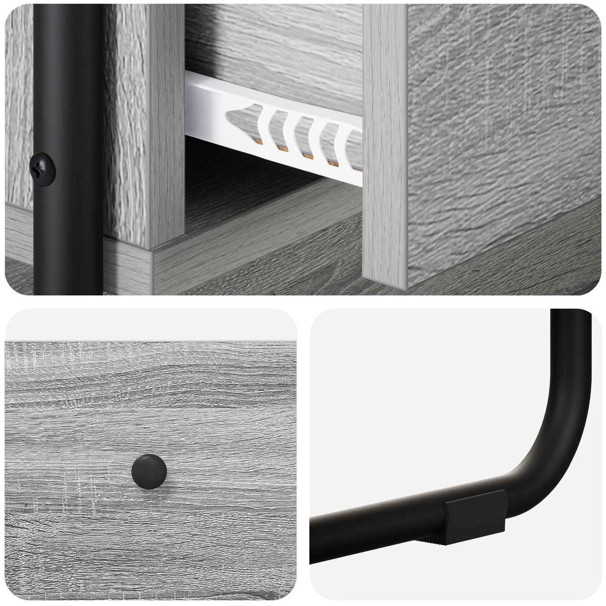 Konzolna stolica Siva Sonoma 100 x 40 x 75 cm Konstruirano drvo