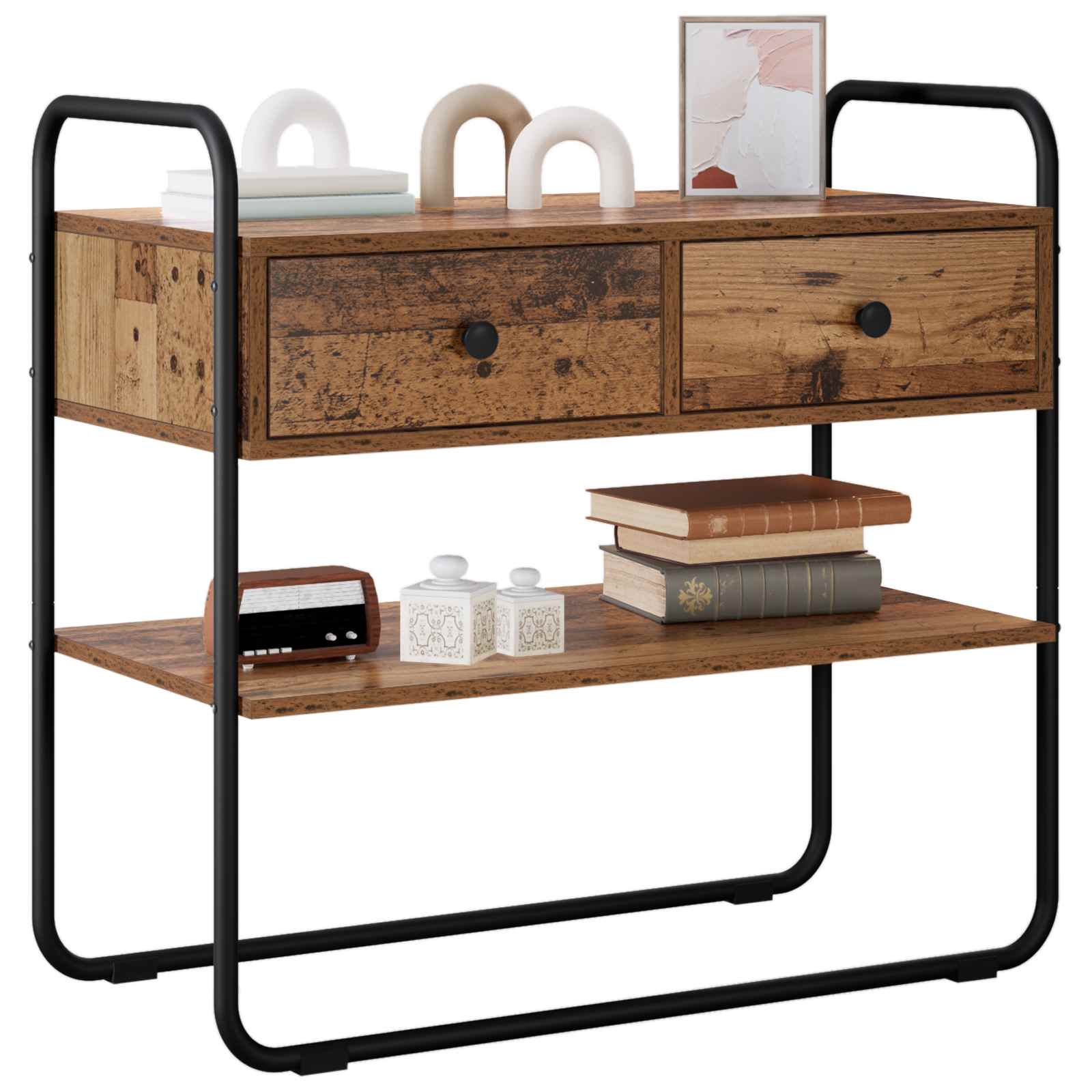 Konzolna stolica Staro drvo 100 x 40 x 75 cm Konstruirano drvo