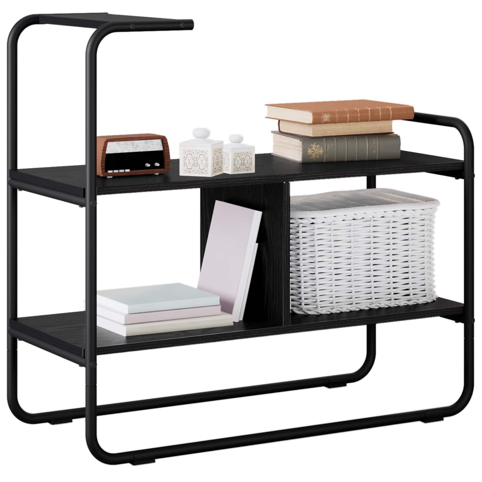 Konzolna stolica Crni hrast 80 x 35 x 75 cm Konstruirano drvo