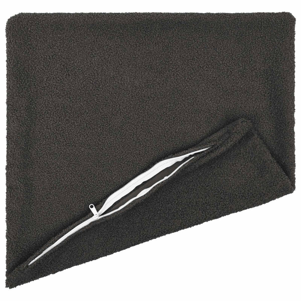 Presvlaka za jastuk 6 pcs HEERLEN Tamnosiva 30 x 30 cm Bouclé
