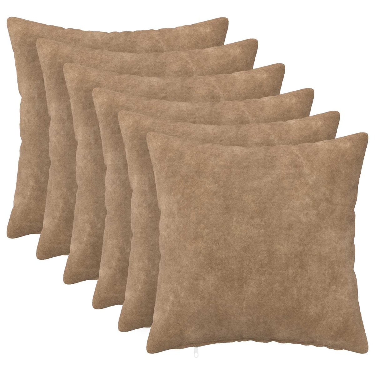 Presvlaka za jastuk 6 pcs HEERLEN Sivosmeđa 30 x 30 cm