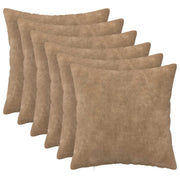Presvlaka za jastuk 6 pcs HEERLEN Sivosmeđa 30 x 30 cm