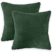 Presvlaka za jastuk 2 pcs HEERLEN Tamnozelena 30 x 30 cm Bouclé