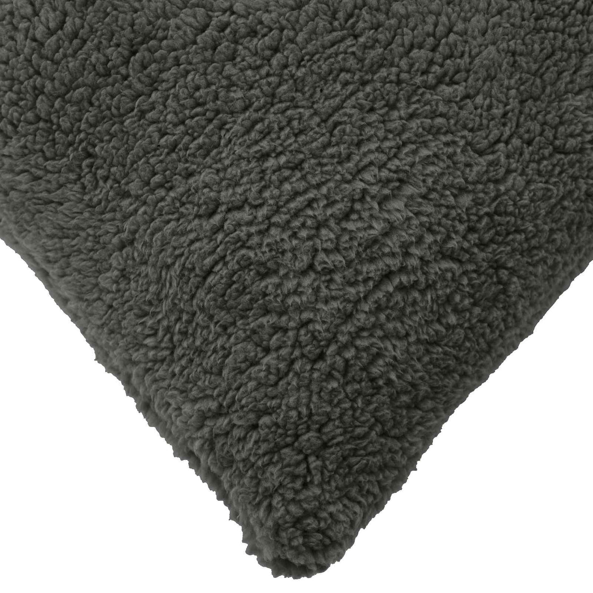 Presvlaka za jastuk 2 pcs HEERLEN Tamnosiva 30 x 30 cm Bouclé