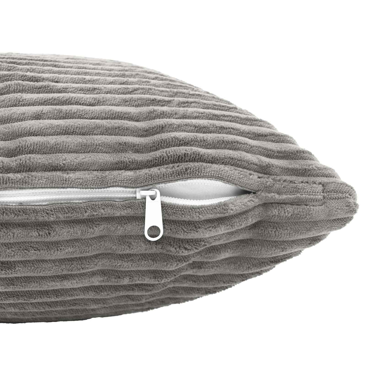 Presvlaka za jastuk 6 pcs HEERLEN Svjetlosiva 30 x 50 cm Kord