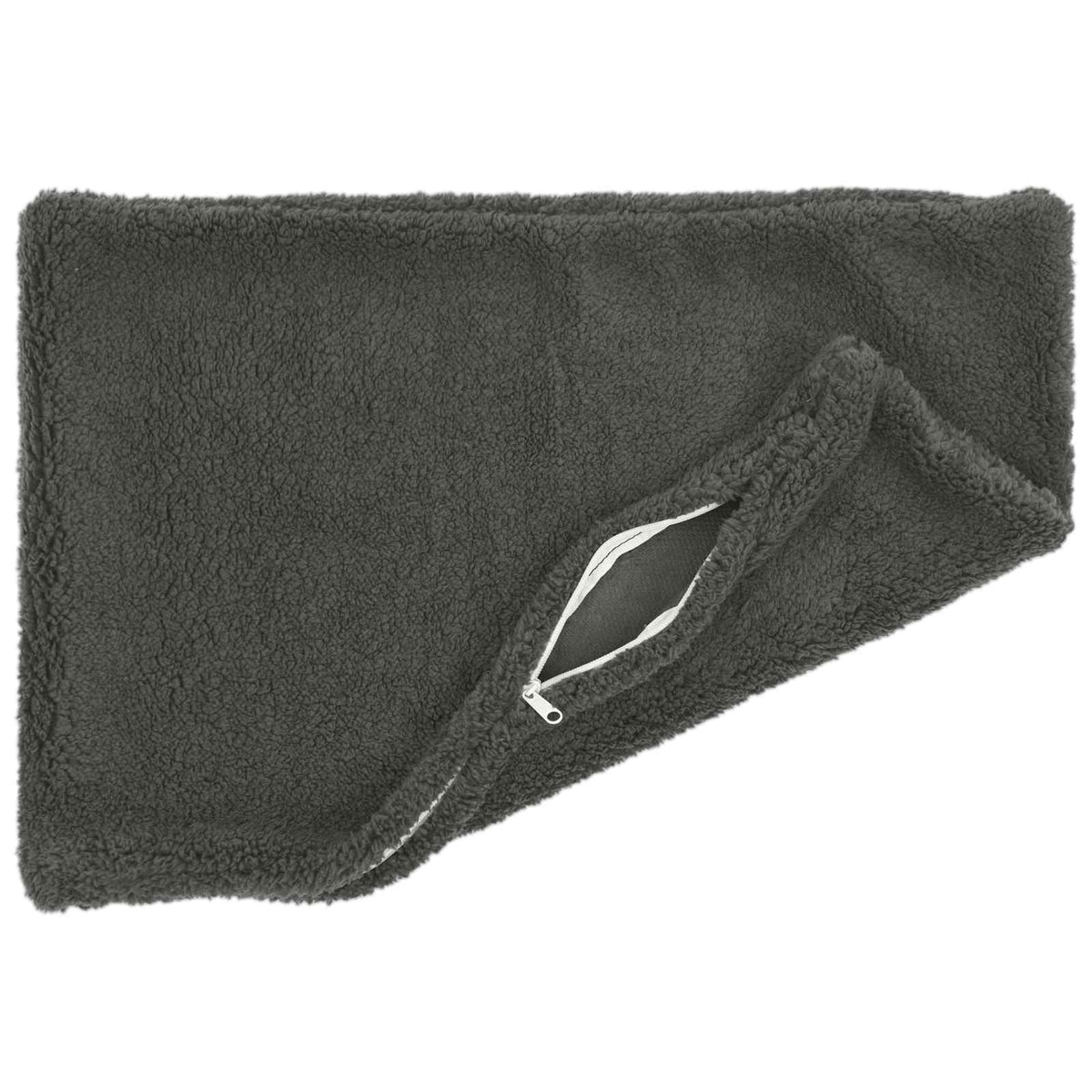 Presvlaka za jastuk 6 pcs HEERLEN Tamnosiva 30 x 50 cm Bouclé