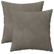 Presvlaka za jastuk 2 pcs HEERLEN Svjetlosiva 35 x 35 cm Baršun