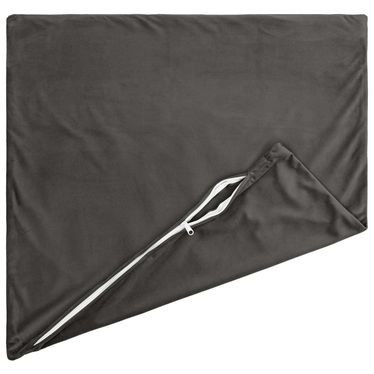 Presvlaka za jastuk 6 pcs HEERLEN Tamnosiva 35 x 35 cm Baršun