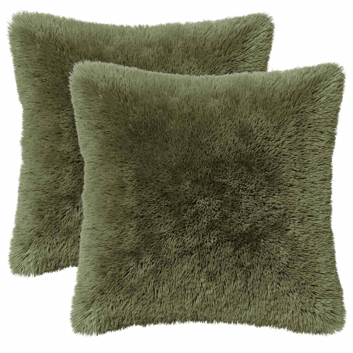Presvlaka za jastuk 2 pcs HEERLEN Zelena 35 x 35 cm PV flis