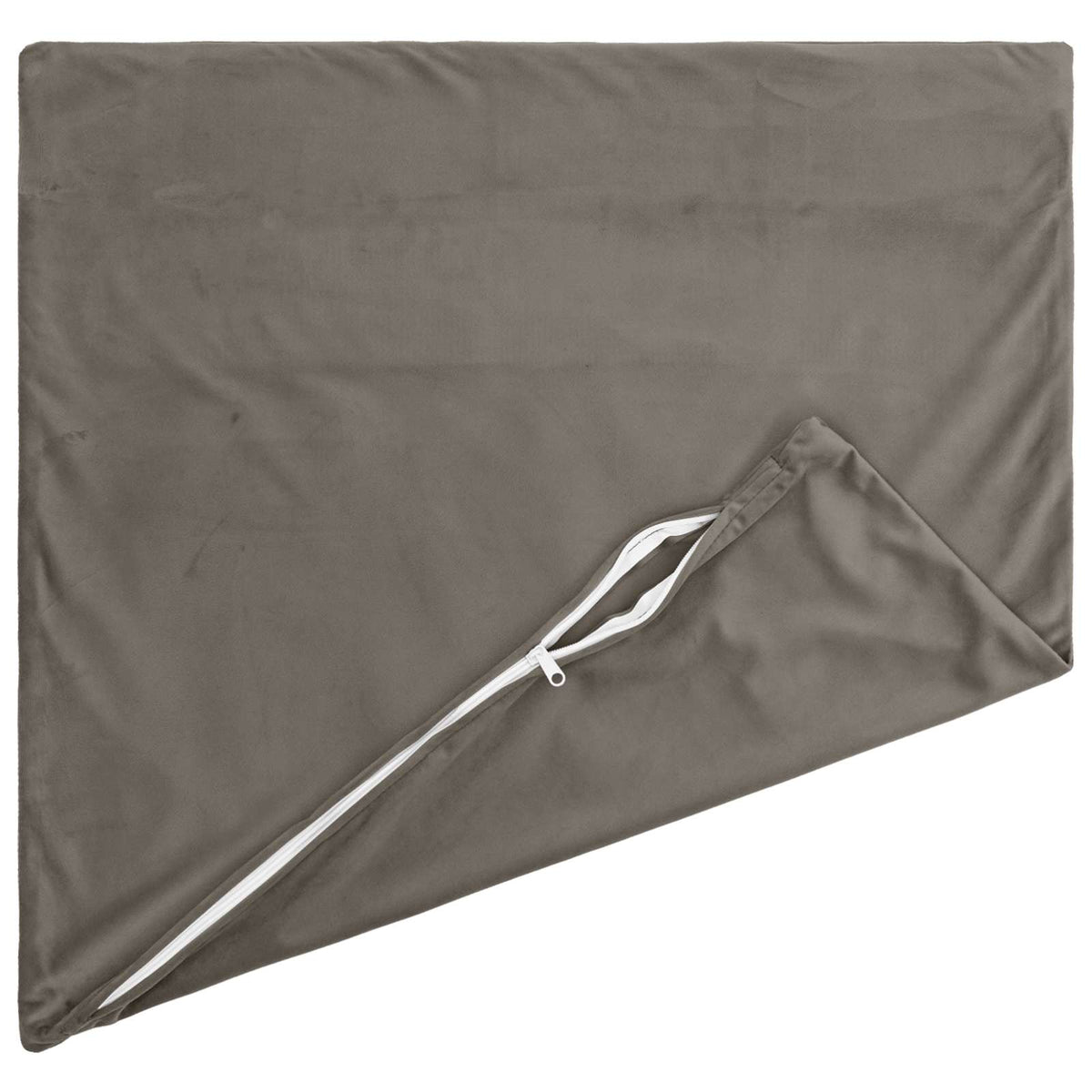 Presvlaka za jastuk 6 pcs HEERLEN Svjetlosiva 40 x 40 cm Baršun