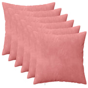 Presvlaka za jastuk 6 pcs HEERLEN Ružičasta 40 x 40 cm Baršun