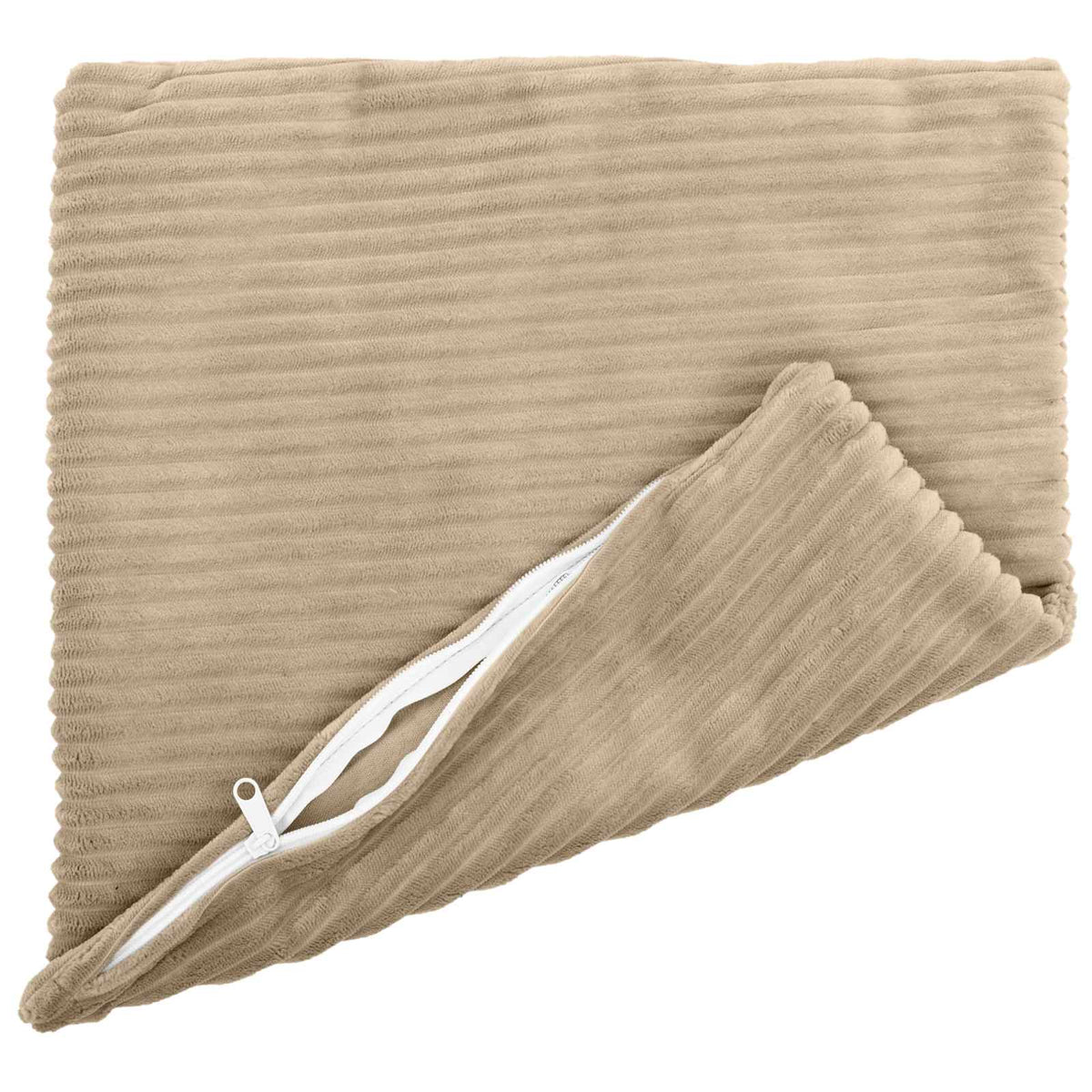 Presvlaka za jastuk 12 pcs HEERLEN Sivosmeđa 40 x 40 cm Kord