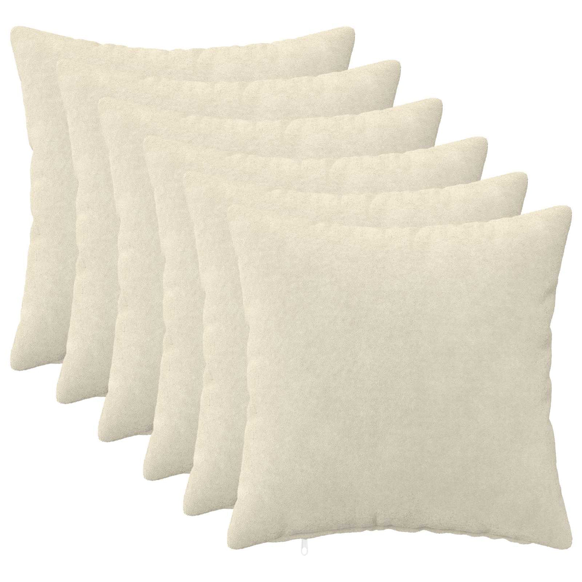 Presvlaka za jastuk 6 pcs HEERLEN Krem 40 x 40 cm