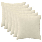 Presvlaka za jastuk 6 pcs HEERLEN Krem 40 x 40 cm