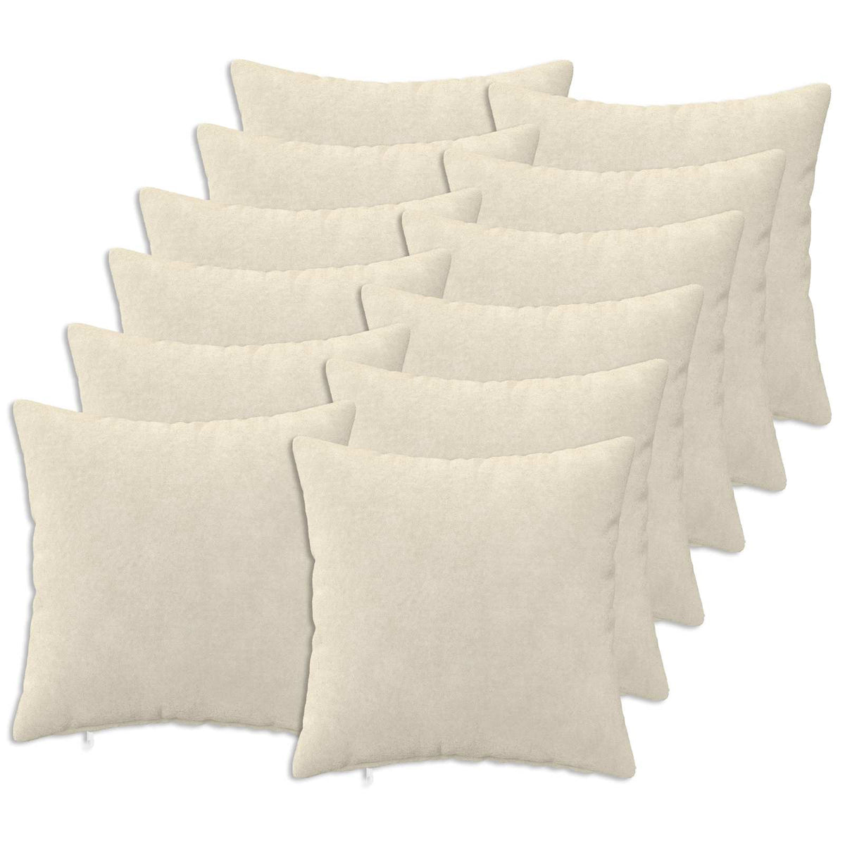Presvlaka za jastuk 12 pcs HEERLEN Krem 40 x 40 cm