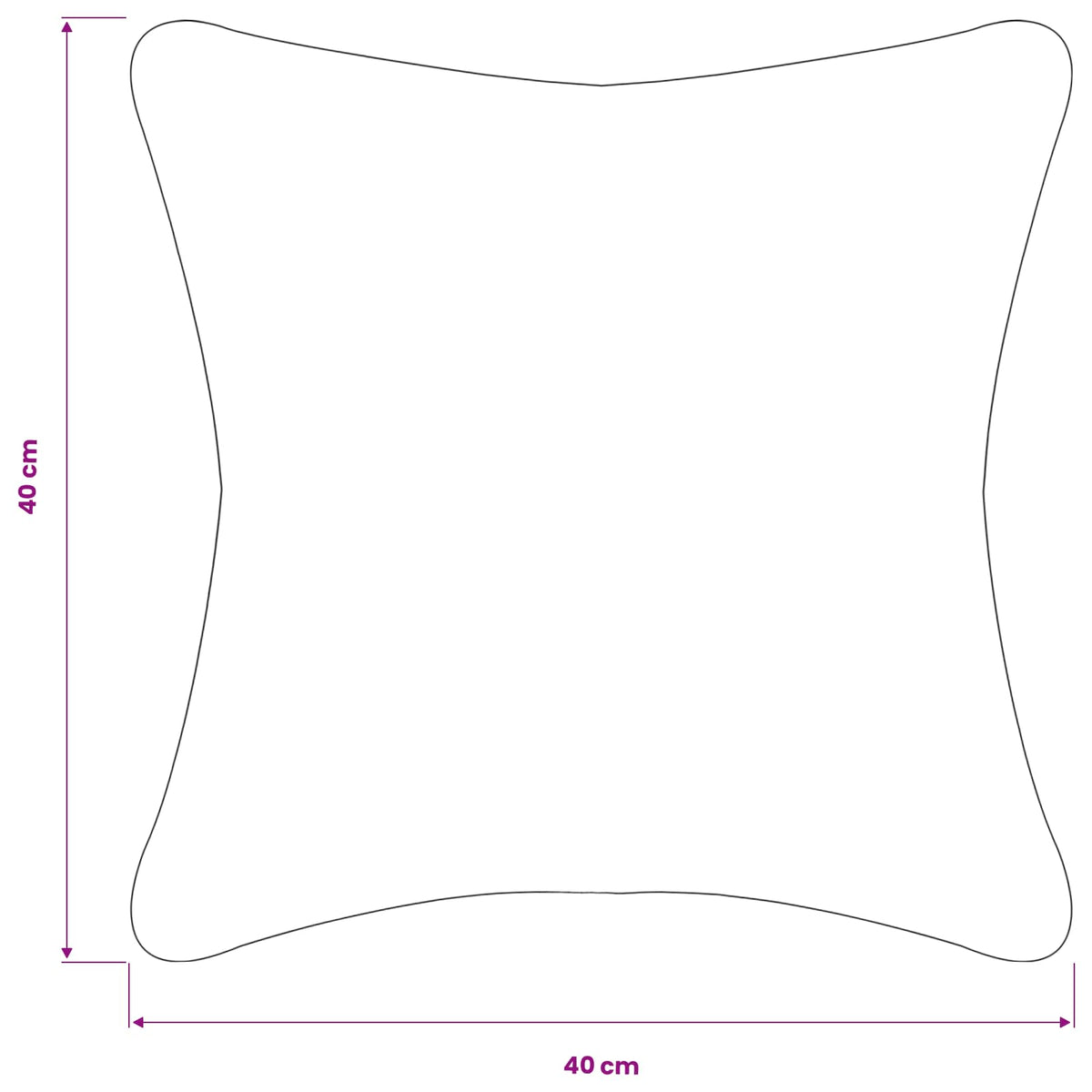 Presvlaka za jastuk 6 pcs HEERLEN Tamnosiva 40 x 40 cm Bouclé