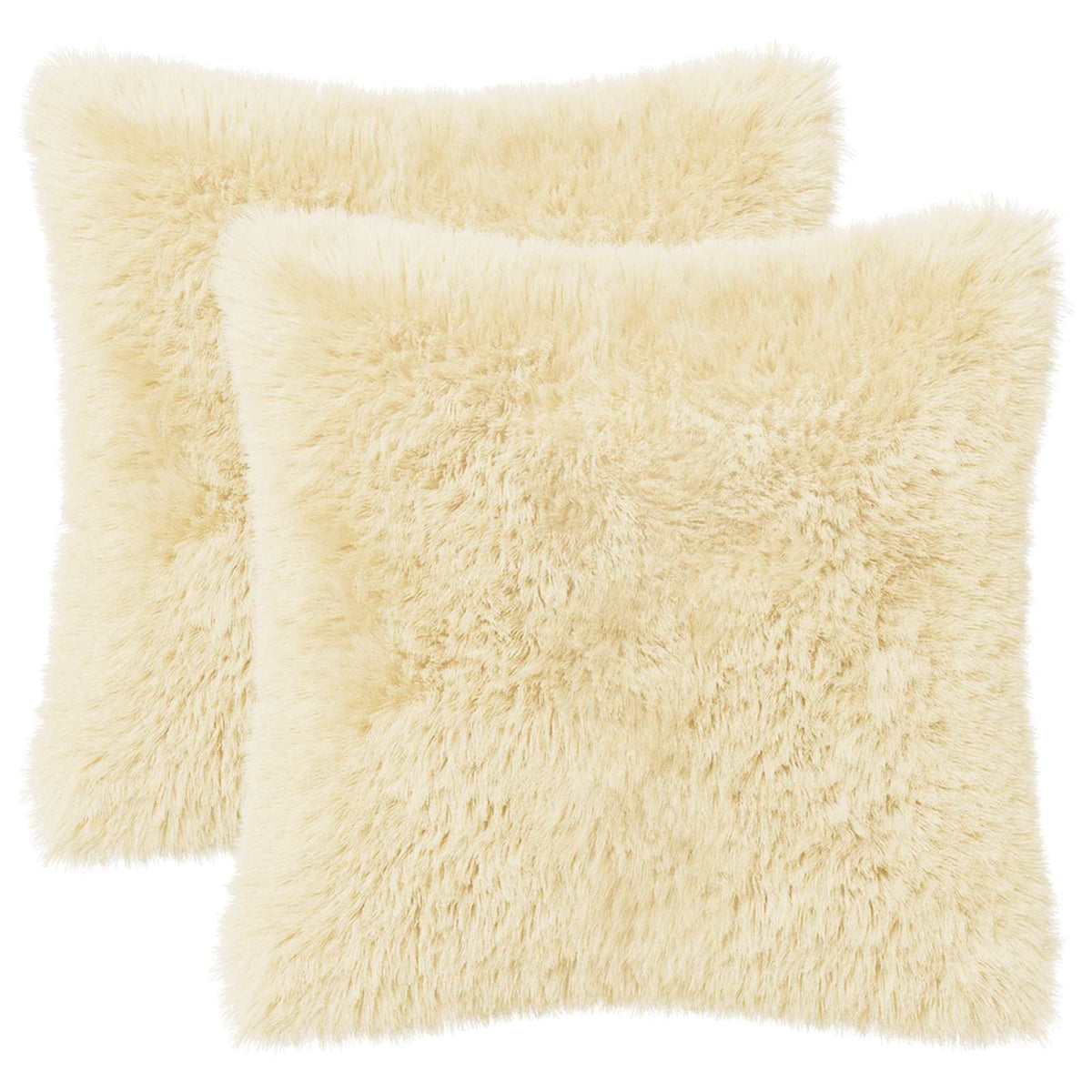 Presvlaka za jastuk 2 pcs HEERLEN Krem 40 x 40 cm PV flis