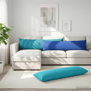 Jastuk s jastukom HEERLEN Svjetloplava 40 x 145 cm Poliester