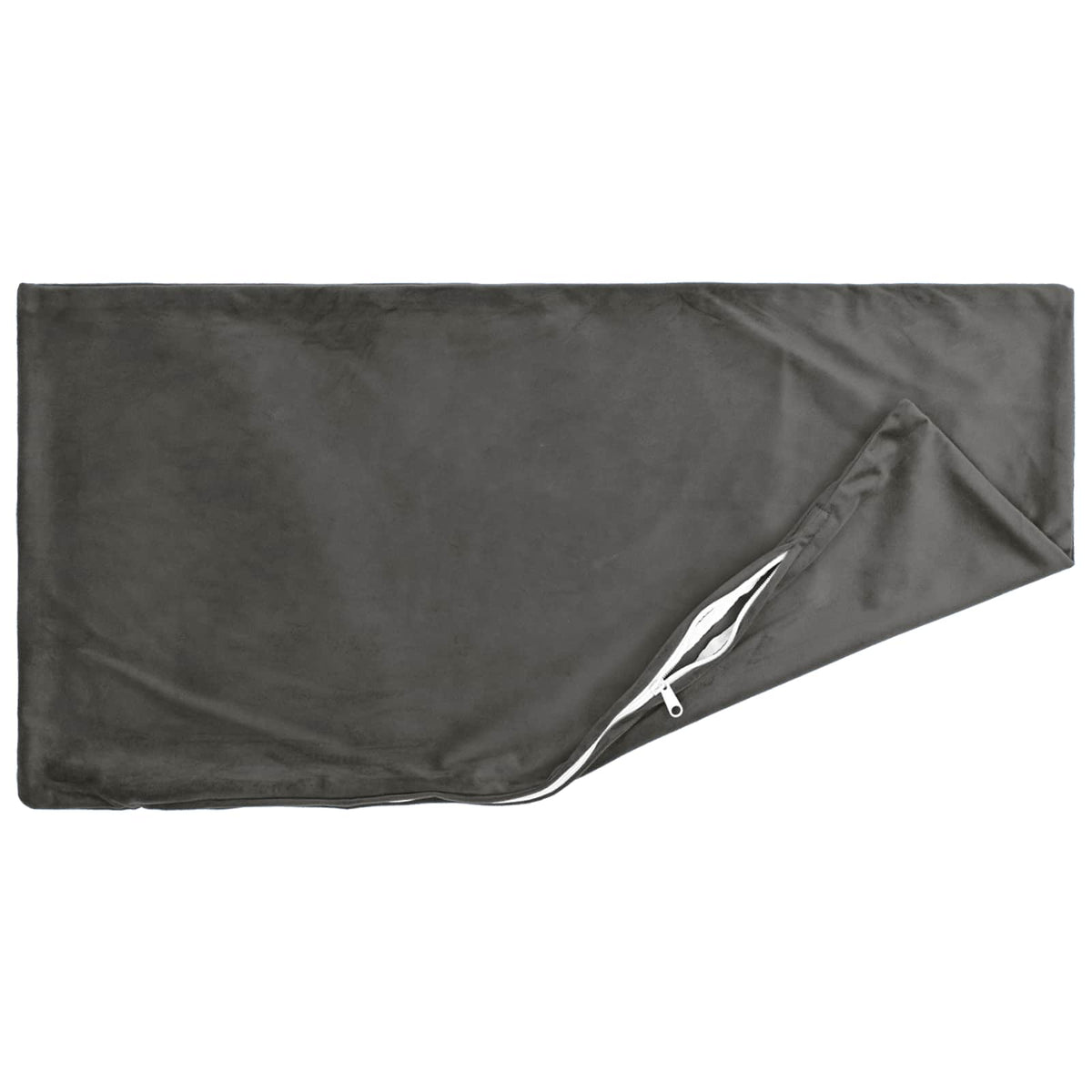 Presvlaka za jastuk 2 pcs HEERLEN Tamnosiva 40 x 60 cm Baršun