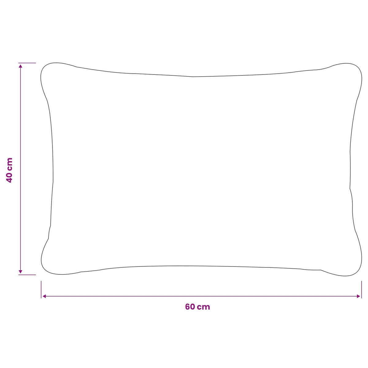 Presvlaka za jastuk 6 pcs HEERLEN Tamnozelena 40 x 60 cm Bouclé