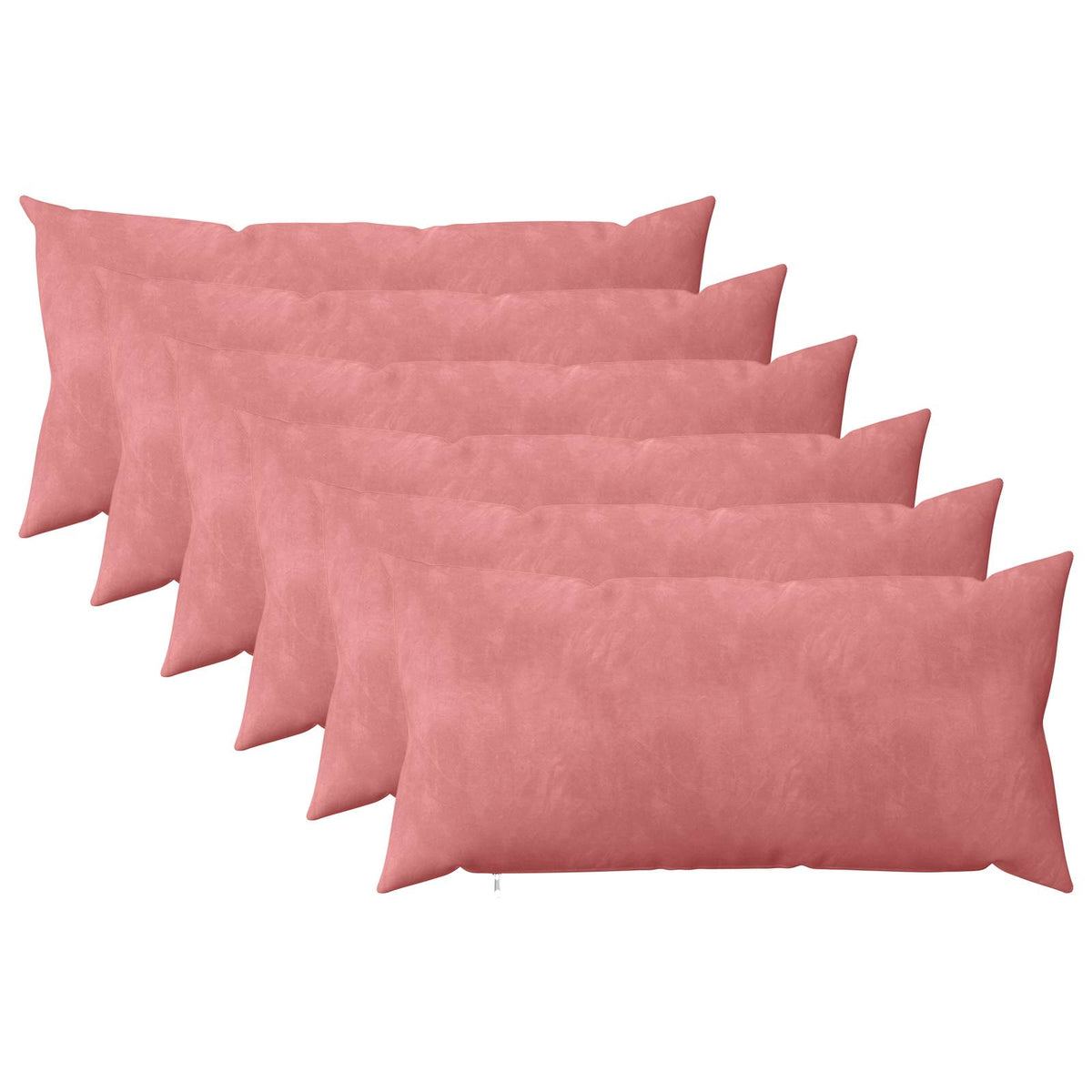 Presvlaka za jastuk 6 pcs HEERLEN Ružičasta 40 x 70 cm Baršun