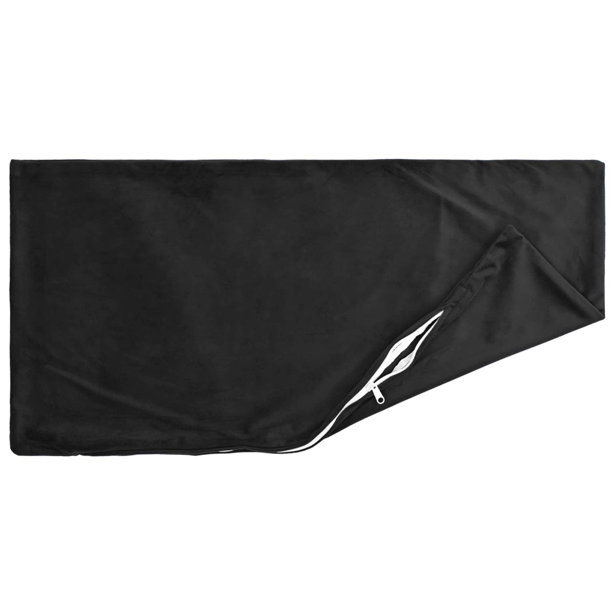 Presvlaka za jastuk 2 pcs HEERLEN Crna 40 x 80 cm Baršun