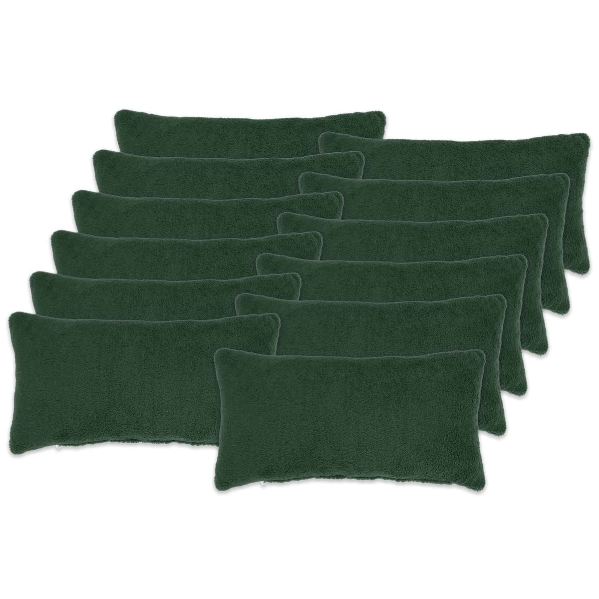 Presvlaka za jastuk 12 pcs HEERLEN Tamnozelena 40 x 80 cm