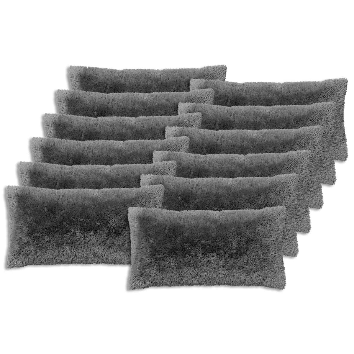 Presvlaka za jastuk 12 pcs HEERLEN Svjetlosiva 40 x 80 cm